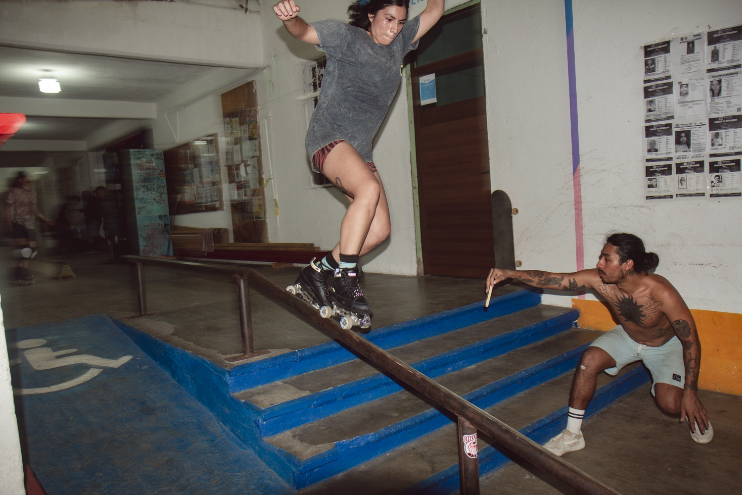 Agencia Municipal, locación urbana con rampas y pasillos para patinar en TropiQuad